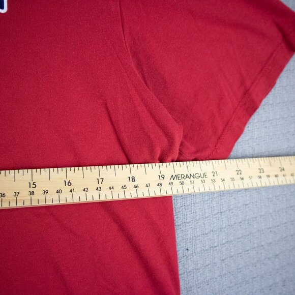 True Religion Logo Tee Buddha Mens Large Red - Picture 5 of 8